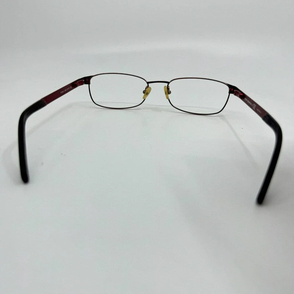 Tory Burch Eyeglasses TY1013 346 Burgundy Rectangular Metal Frame‎ 51[]17 H10072
